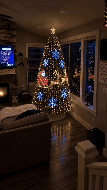 Animated GlowTrees lighting result 3